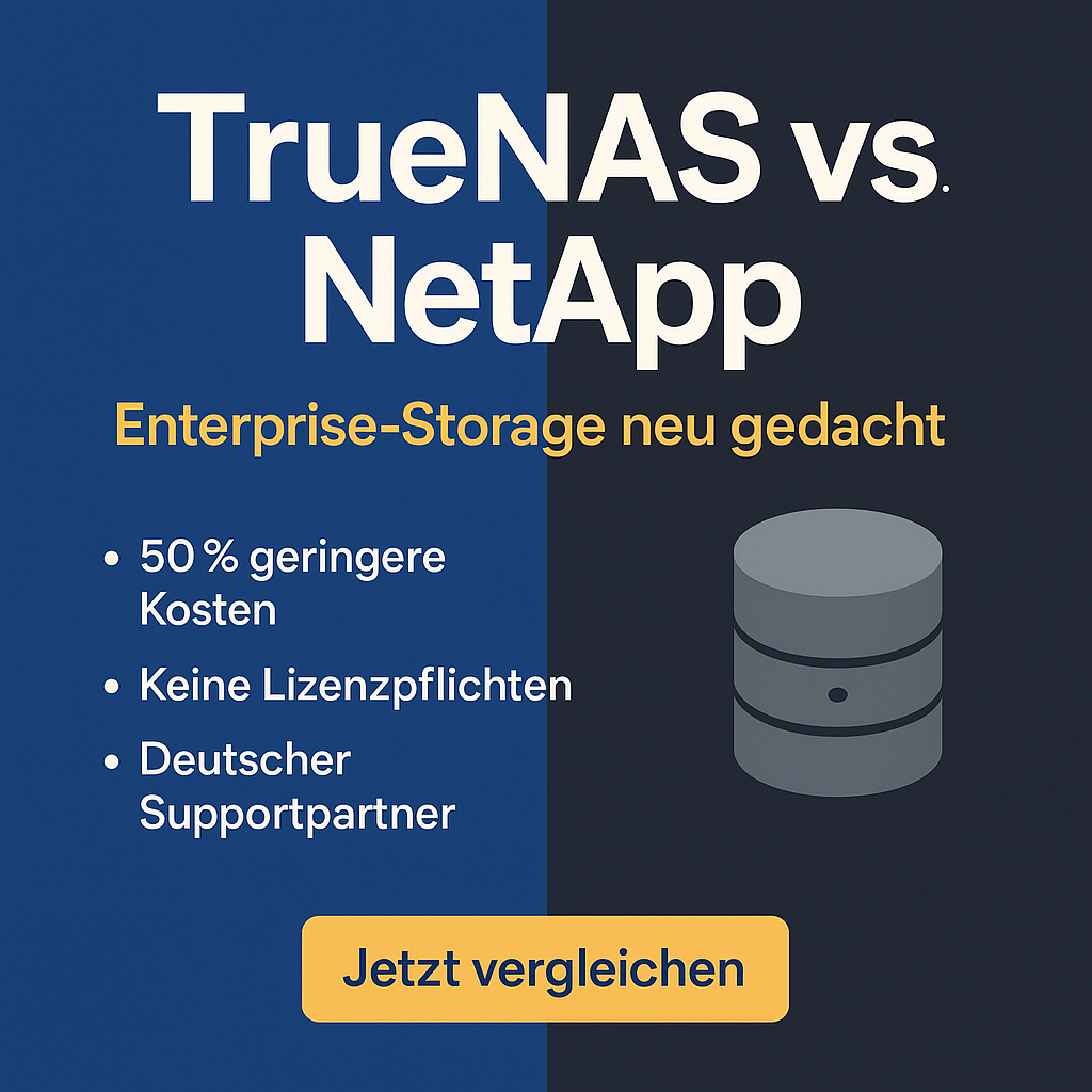 TrueNAS vs. NetApp – Open Source trifft Enterprise