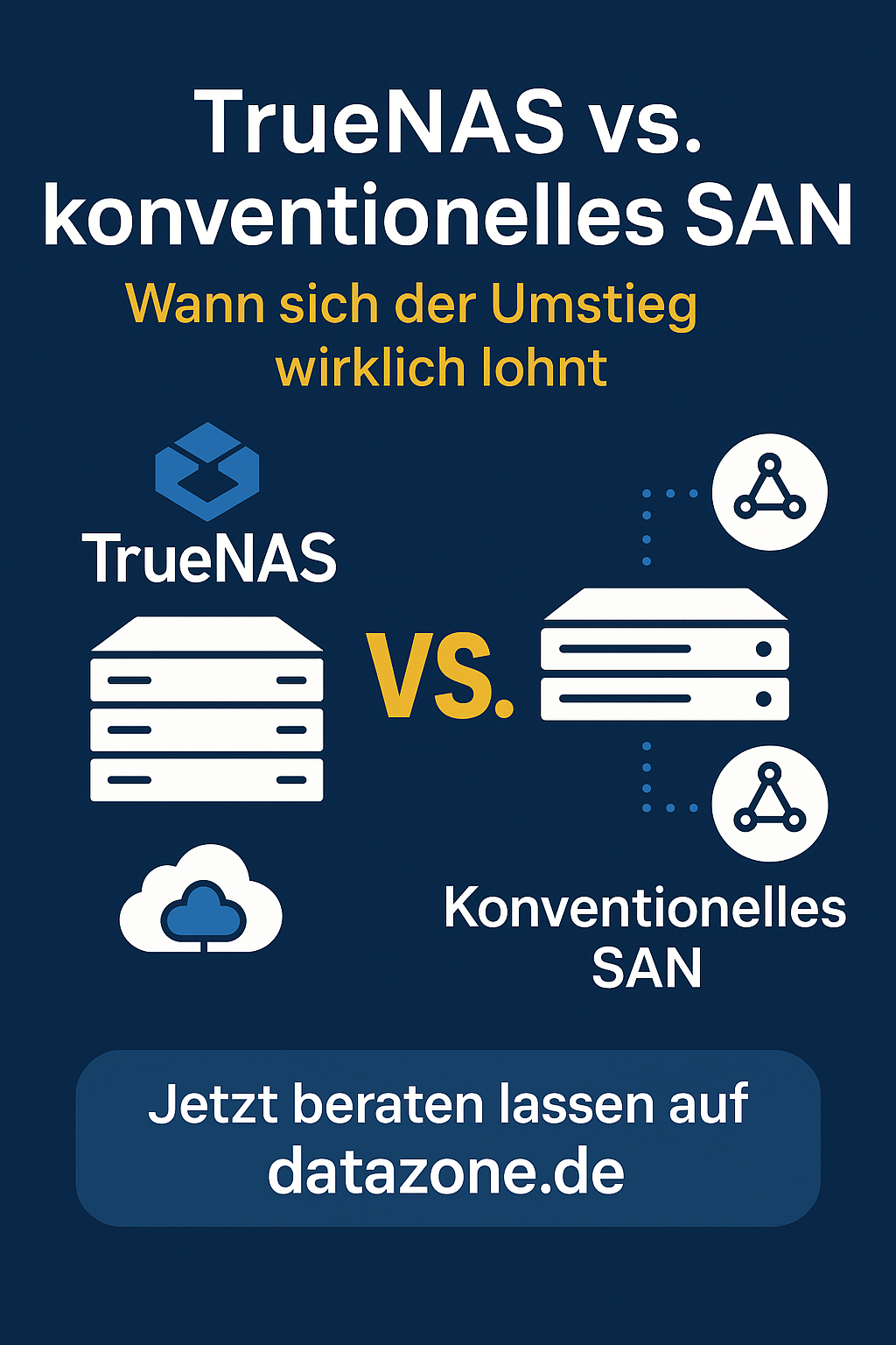TrueNAS vs. konventionelles SAN — Lohnt der Umstieg?