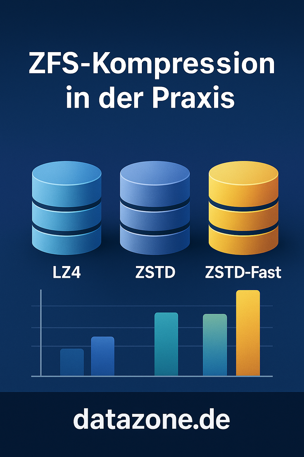 ZFS-Kompression in der Praxis: LZ4 vs. ZSTD vs. ZSTD-Fast